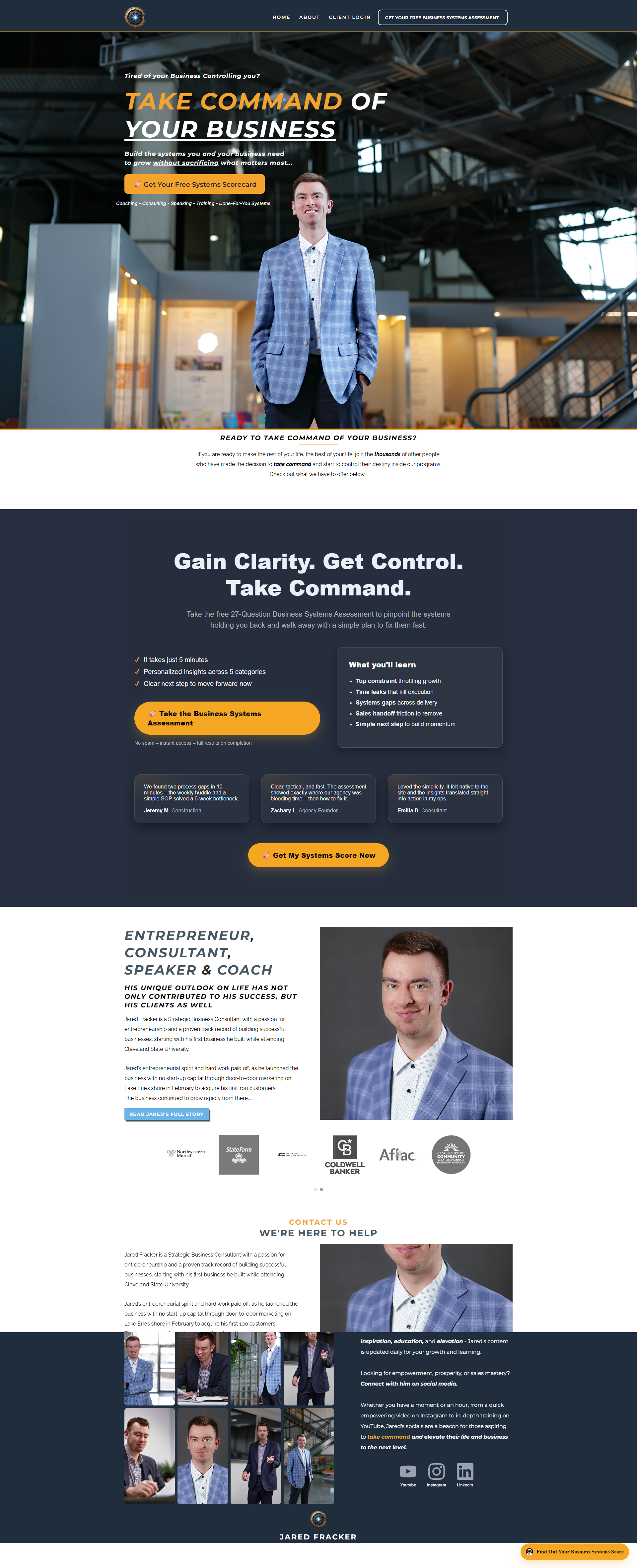Business Consultant Website